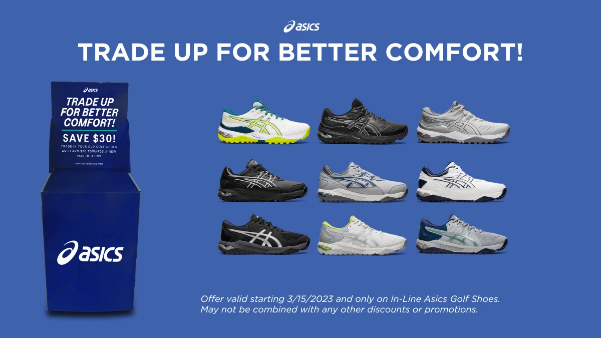 Asics Golf Shoe Promotion Coming soon!