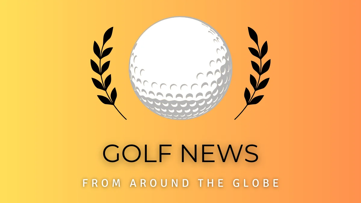 Tiger Woods seen on golf course hitting shots while hosting namesake junior event