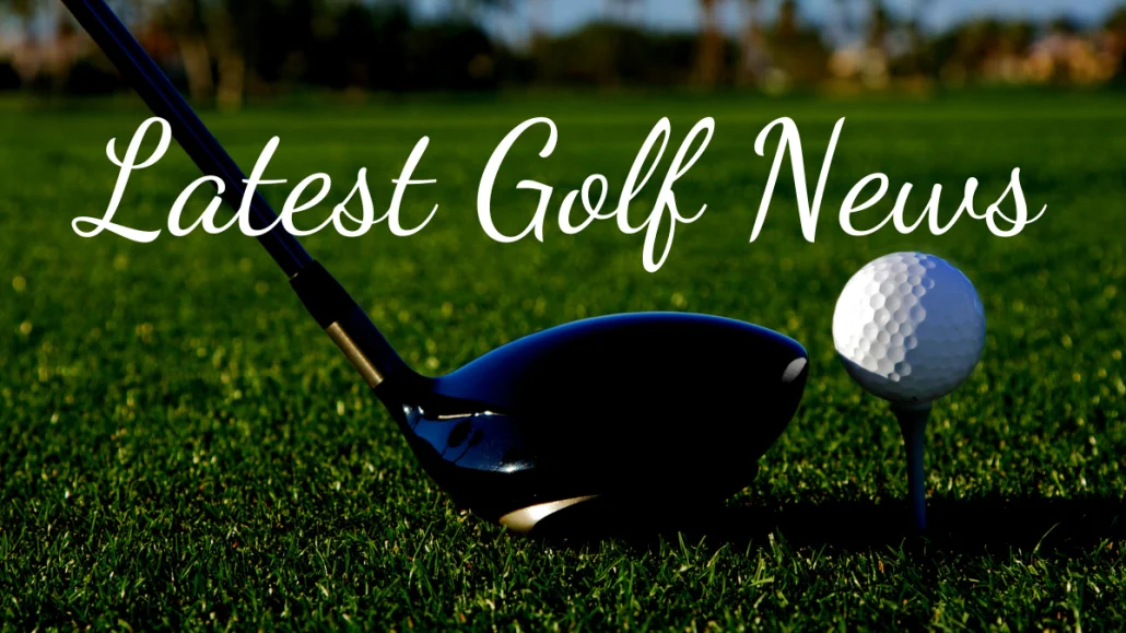 Latest Golf News with Golf Ball and Club