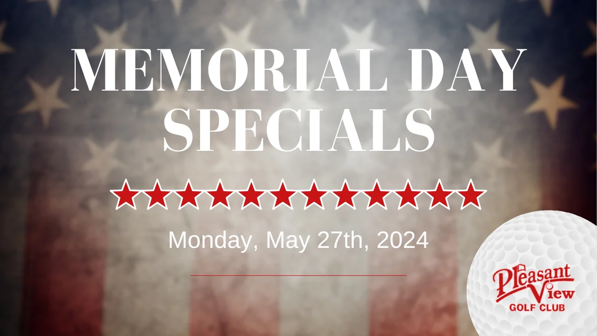 Memorial Day Specials