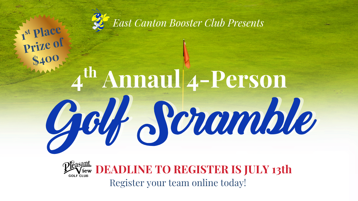 4th Annual East Canton Booster Club Golf Scramble